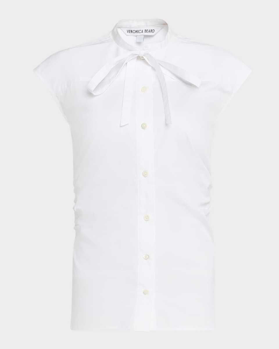 Joon Sleeveless Button-Front Top